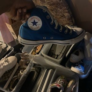 Blue converses